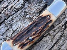 JEFF PEARCE CUSTOM A2 ETCHED SAMBAR STAG MINI ZULU 