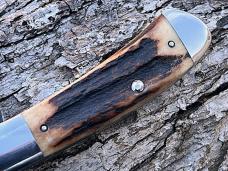 JEFF PEARCE CUSTOM A2 ETCHED SAMBAR STAG MINI ZULU 