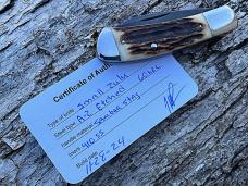 JEFF PEARCE CUSTOM A2 ETCHED SAMBAR STAG MINI ZULU 