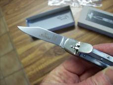 Hubertus Knife Solingen, Germany Small 08 Rare Brazilian Horn 5 3/4 " Open Lilyput NIB