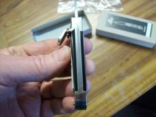 Hubertus Knife Solingen, Germany Small 08 Rare Brazilian Horn 5 3/4 " Open Lilyput NIB