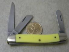 Case XX USA 3 Dot Yellow 3318 Stockman Knife 