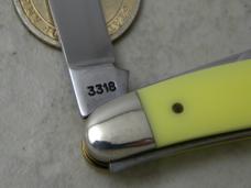 Case XX USA 3 Dot Yellow 3318 Stockman Knife 