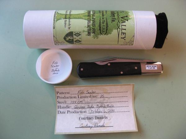 TUNA VALLEY 2014 FISH SCALER BUFFALO HORN TUNA VALLEY 2014 FISH SCALER BUFFALO HORN