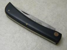 Case XX USA 1 Dot 1979 Black 2138 Large Sod Buster Knife Serial No. 0371