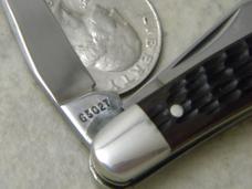 Case XX USA SS 1 Dot 1979 Delrin Stockman Knife Serial No. 0371