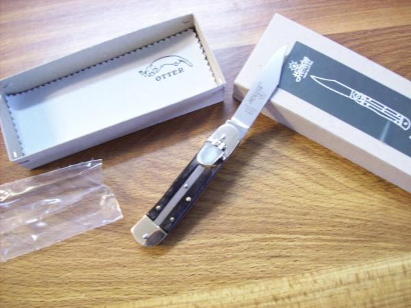 Hubertus Knife Solingen, Germany Small 08 Rare Brazilian Horn 5 3/4 " Open Lilyput NIB Hubertus Knife Solingen, Germany Small 08 Rare Brazilian Horn 5 3/4 " Open Lilyput NIB