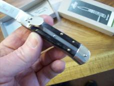 Hubertus Knife Solingen, Germany Small 08 Rare Brazilian Horn 5 3/4 " Open Lilyput NIB