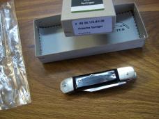 Hubertus Knife Solingen, Germany Small 08 Rare Brazilian Horn 5 3/4 " Open Lilyput NIB