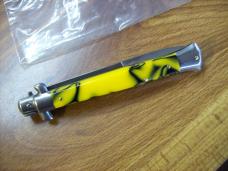 Vintage 11 Inch Italian Stiletto Rare Bumblebee Automatic Italy Stainless Looks UNUSED!