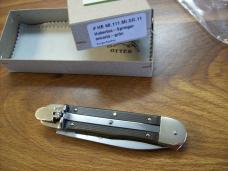Hubertus Knife Solingen, Germany Large Size 11 Green Micarta Spear-Point UNUSED NIB