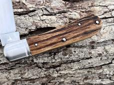 BENINI-FACAS CUSTOM CPM 154 BLADE STEEL STAG HANDLE CLIP POINT SLIPJOINT FOLDER **VERY NICE BUILD**