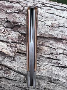 BENINI-FACAS CUSTOM CPM 154 BLADE STEEL STAG HANDLE CLIP POINT SLIPJOINT FOLDER **VERY NICE BUILD**