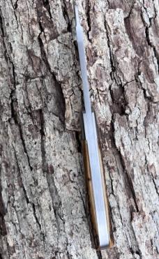 BENINI-FACAS CUSTOM CPM 154 BLADE STEEL STAG HANDLE WHARNCLIFFE SLIPJOINT FOLDER **VERY NICE BUILD**