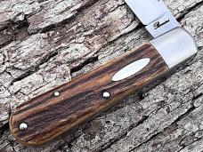 BENINI-FACAS CUSTOM CPM 154 BLADE STEEL STAG ONE ARM MAN SLIPJOINT FOLDER **VERY NICE BUILD**