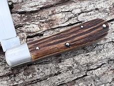 BENINI-FACAS CUSTOM CPM 154 BLADE STEEL STAG ONE ARM MAN SLIPJOINT FOLDER **VERY NICE BUILD**