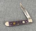 Boker Germany – 1 Blade Trapper – NKCA Youth Knife PROTOTYPE – Purple Bone