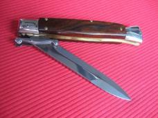 Italian Limited Edition Manual Open Swing Guard Stiletto Knife - A.G.A CAMPOLIN Italy