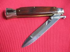 Italian Limited Edition Manual Open Swing Guard Stiletto Knife - A.G.A CAMPOLIN Italy