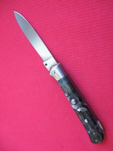 Vintage ITALIAN Rostfrei Back Lock Switchblade Knife