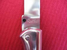Vintage ITALIAN Rostfrei Back Lock Switchblade Knife