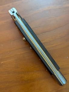 NEW Frank Beltrame Stiletto 28cm - 11” Ziricote Wood Bayonet Blade