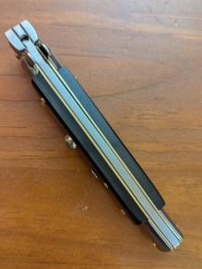 FRANK BELTRAME 23CM 9" BAYONET STILETTO BUFFALO HORN...NEW 