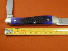 Titusville Cutlery Violet Jigged Bone Rooster Comb Farmer Knife Super Rare 1 of 5 COA USA Made 2024
