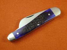 Titusville Cutlery Violet Jigged Bone Rooster Comb Farmer Knife Super Rare 1 of 5 COA USA Made 2024