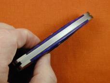 Titusville Cutlery Violet Jigged Bone Rooster Comb Farmer Knife Super Rare 1 of 5 COA USA Made 2024