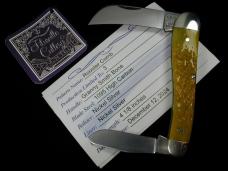 Titusville Cutlery Granny Smith Jigged Bone Rooster Comb Farmer Knife Super Rare 1 of 3 COA USA 2024