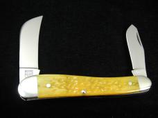 Titusville Cutlery Granny Smith Jigged Bone Rooster Comb Farmer Knife Super Rare 1 of 3 COA USA 2024