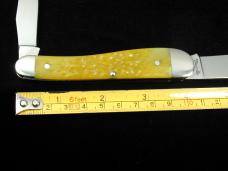 Titusville Cutlery Granny Smith Jigged Bone Rooster Comb Farmer Knife Super Rare 1 of 3 COA USA 2024