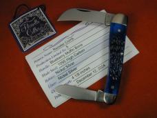 Titusville Cutlery Blueberry Jigged Bone Rooster Comb Farmer Knife Super Rare 1 of 5 COA USA 2024