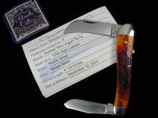 Titusville Cutlery Barbed Wire Jigged Bone Rooster Comb Farmer Knife Super Rare 1 of 4 COA USA 2024
