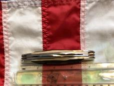Hen & Rooster -Bertram Cutlery Large TOBACCO Congress w/ Stag Handles