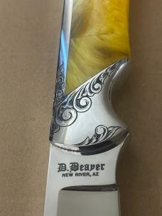 Custom Fixed Blade  by Devon  Butch Beaver