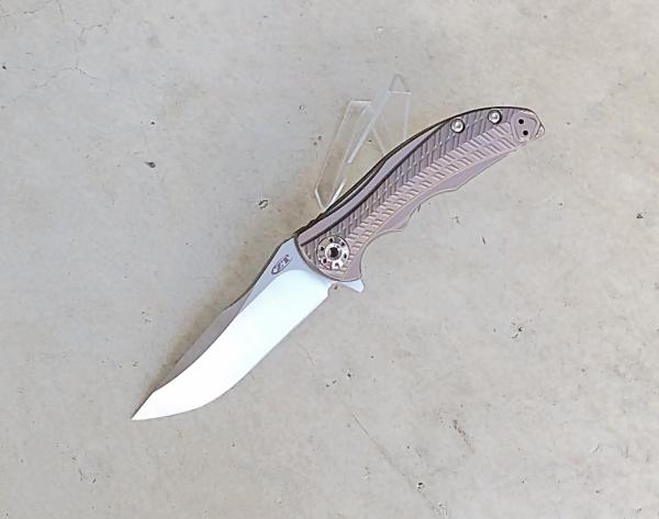 Zero Tolerance 0609 RJ Martin KVT Frame Lock Knife Bronze Titanium CPM-20CV Blade - New