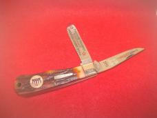 1991 REMINGTON USA R1178 PRESIDENTIAL DEDICATION OPERATION DESERT STORM KNIFE 