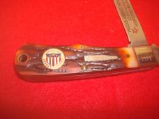 1991 REMINGTON USA R1178 PRESIDENTIAL DEDICATION OPERATION DESERT STORM KNIFE 