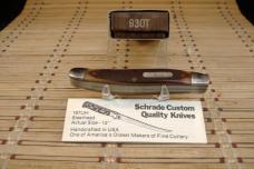 SCHRADE OLD TIMER 93OT "THE WRANGLER" 1970'S VINTAGE U.S.A. MADE TRAPPER DOUBLE BLADES POCKET KNIFE