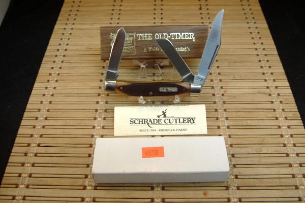SCHRADE OLD TIMER 8OT SR. STOCKMAN VINTAGE U.S.A. MADE HIGH CARBON STEEL BLADES NIB POCKET KNIFE SCHRADE OLD TIMER 8OT SR. STOCKMAN VINTAGE U.S.A. MADE HIGH CARBON STEEL BLADES NIB POCKET KNIFE