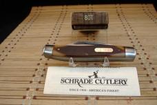 SCHRADE OLD TIMER 8OT SR. STOCKMAN VINTAGE U.S.A. MADE HIGH CARBON STEEL BLADES NIB POCKET KNIFE