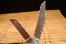 SCHRADE OLD TIMER 8OT SR. STOCKMAN VINTAGE U.S.A. MADE HIGH CARBON STEEL BLADES NIB POCKET KNIFE