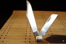 SCHRADE OLD TIMER 8OT SR. STOCKMAN VINTAGE U.S.A. MADE HIGH CARBON STEEL BLADES NIB POCKET KNIFE