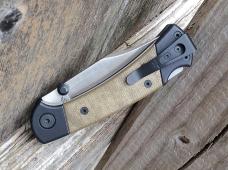 Buck 112 Ranger Sport Folding Knife OD Green Micarta Handle S30V Blade - NEW