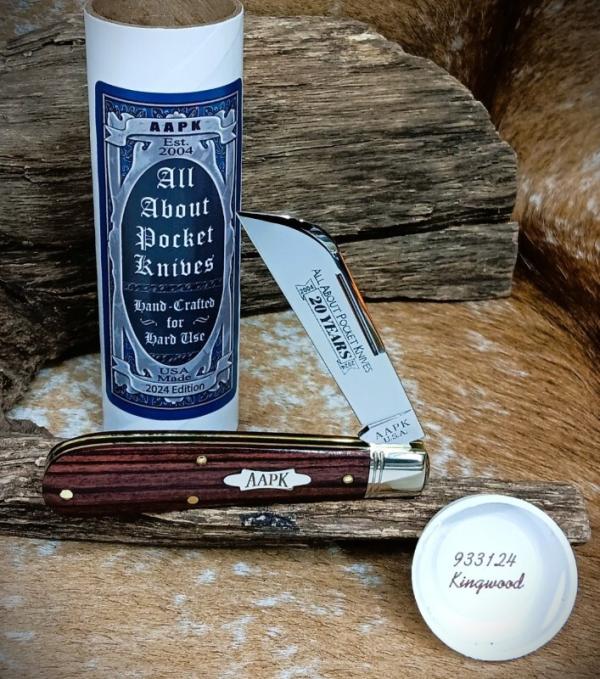 2024 AAPK 20th Anniversary Knife - GEC Ram Foot - 93 Pattern - 3.875" Closed With 1095 Steel Blade