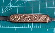 Vintage Keene 180 Broadway New York 2-Blade Gold Tone Pocketknife Fancy Scales Germany