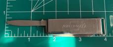 Italy Made Chevrolet Unusual 2 Blade Knife Blade and Nail File Case Inside