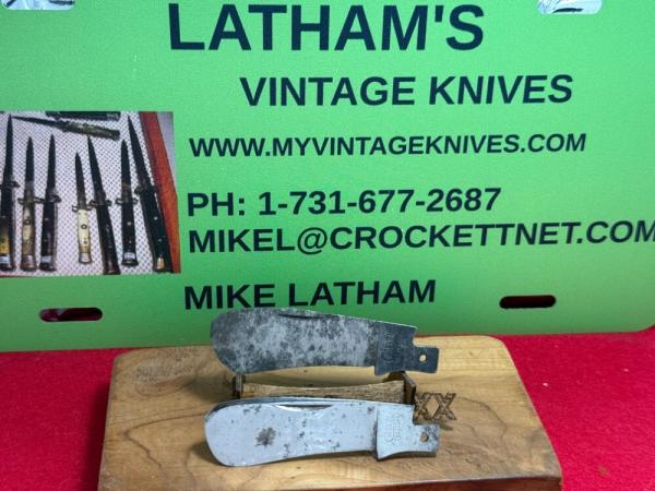 CASE TESTED XX 1920-39 KNIFE PARTS BLADES MAIZE KNIFE RARE.
